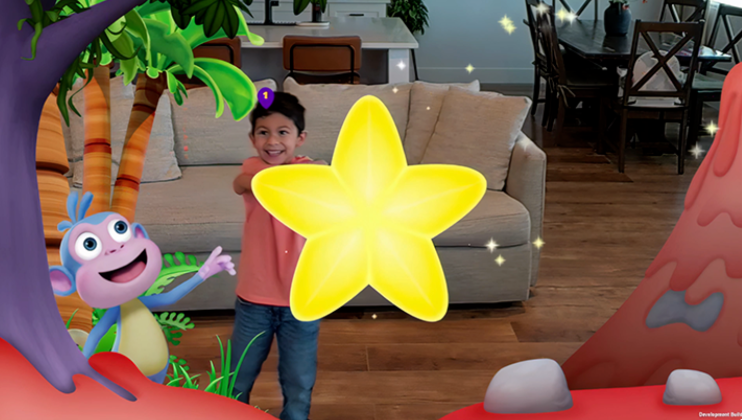 Your amiga Dora is ready to introduce your little one to new Spanish words, as well as directional words, gross motor movements, and other preschool skills.