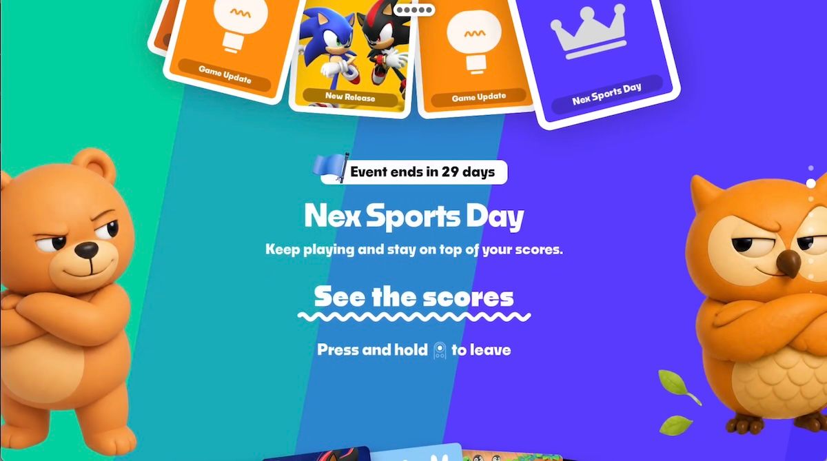 Connected Play Beta - Nex Sports Day announcement card