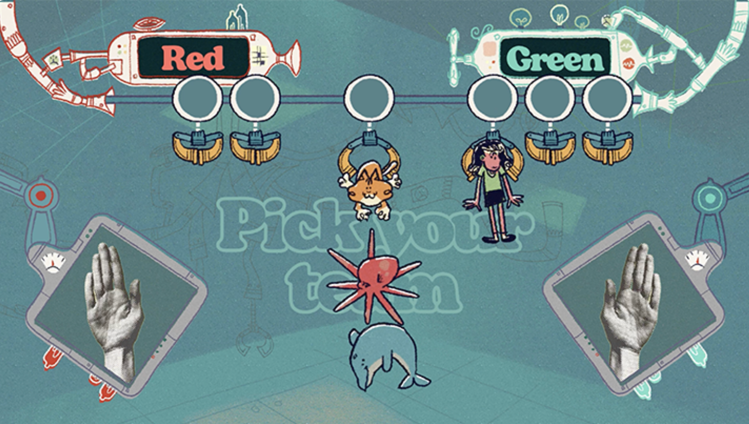 Pick from a variety of brainy contestants, including humans, elephants, monkeys, cats, and dolphins. Then unlock even more characters as you play.