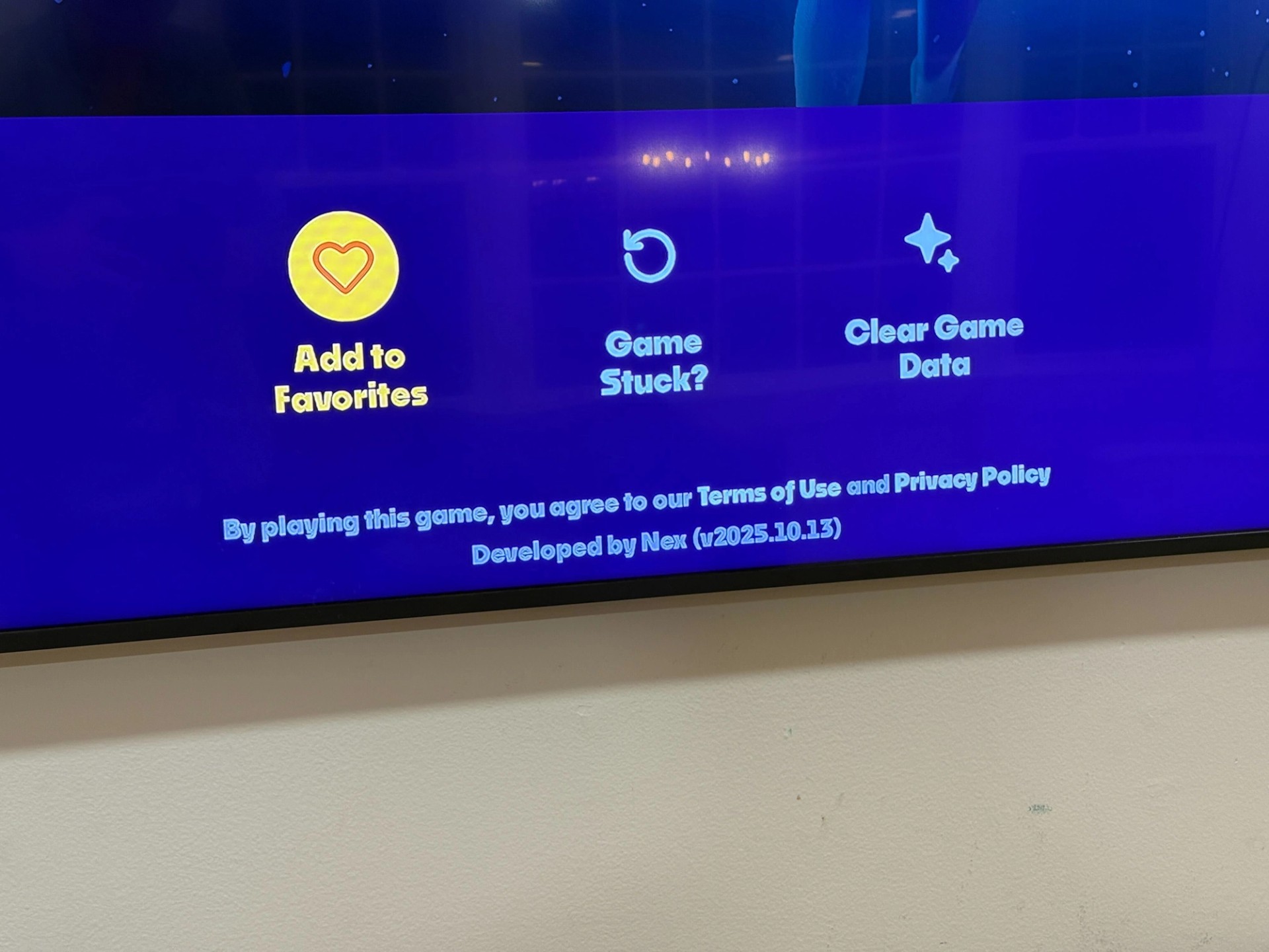 Photo of Nex Playground clear game stuck option on screen