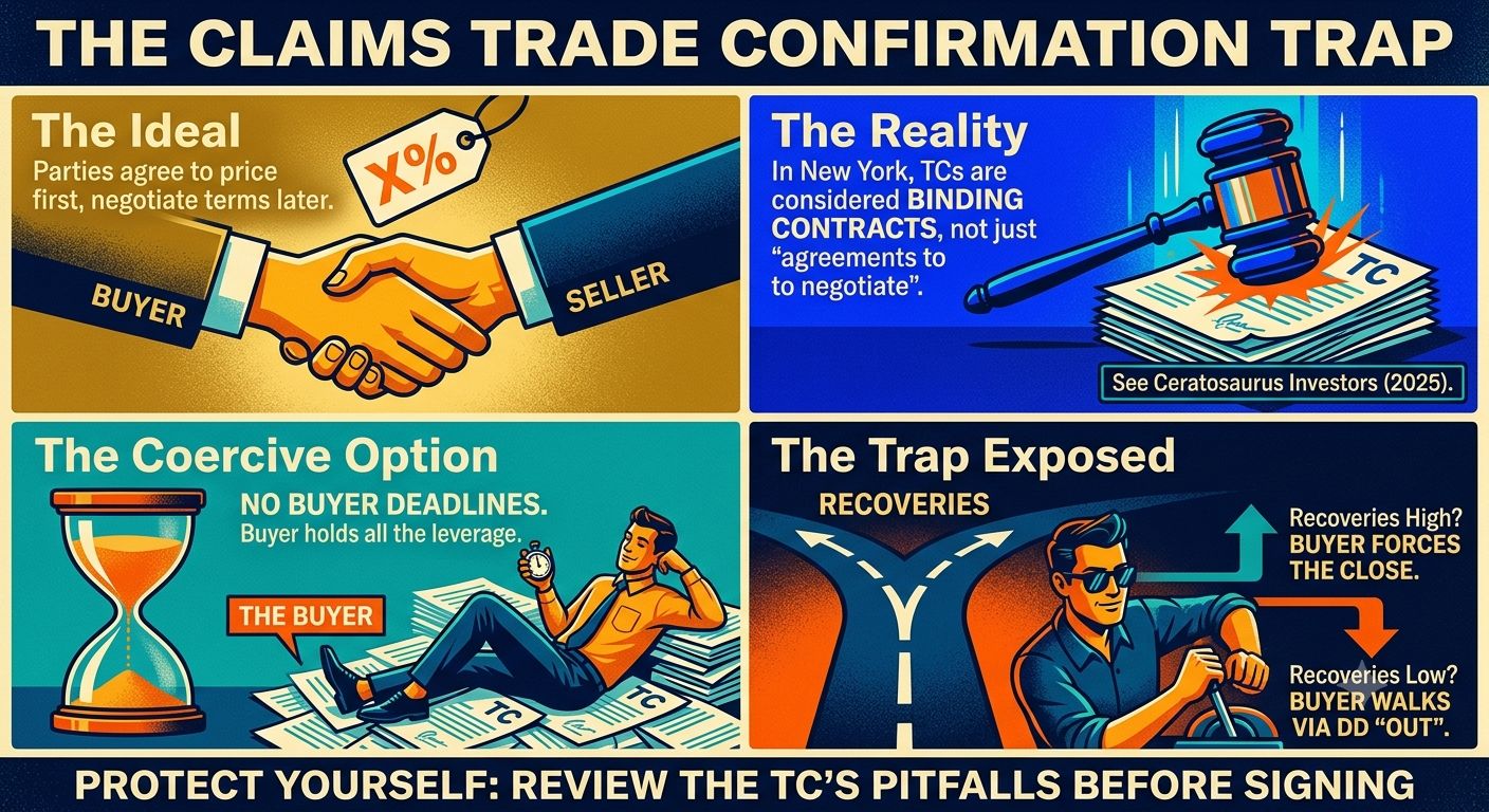 The Dark Arts of Claims Trading: Trade Confirmations