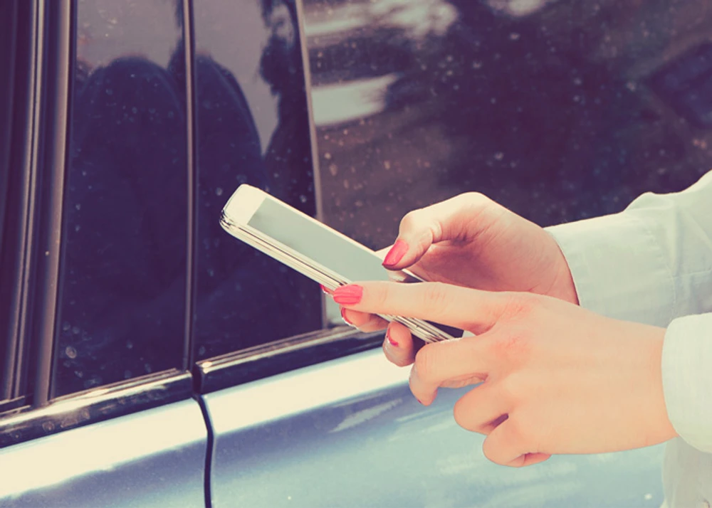 BankID brukes for å registrere de som leier bil. Bilde av appen.