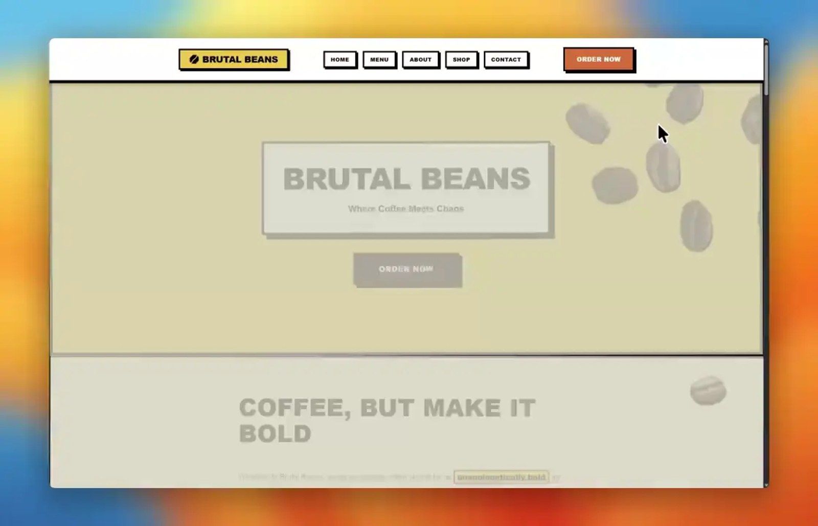 A coffee roaster with a bold, playful voice.