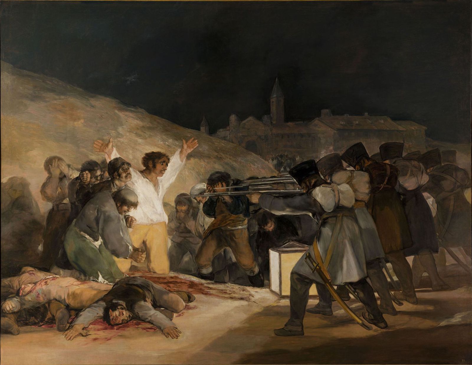 The Third of May 1808, Francisco Goya, 1814, Oil on canvas, 268 cm × 347 cm