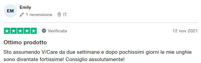recensione integratore per unghie
