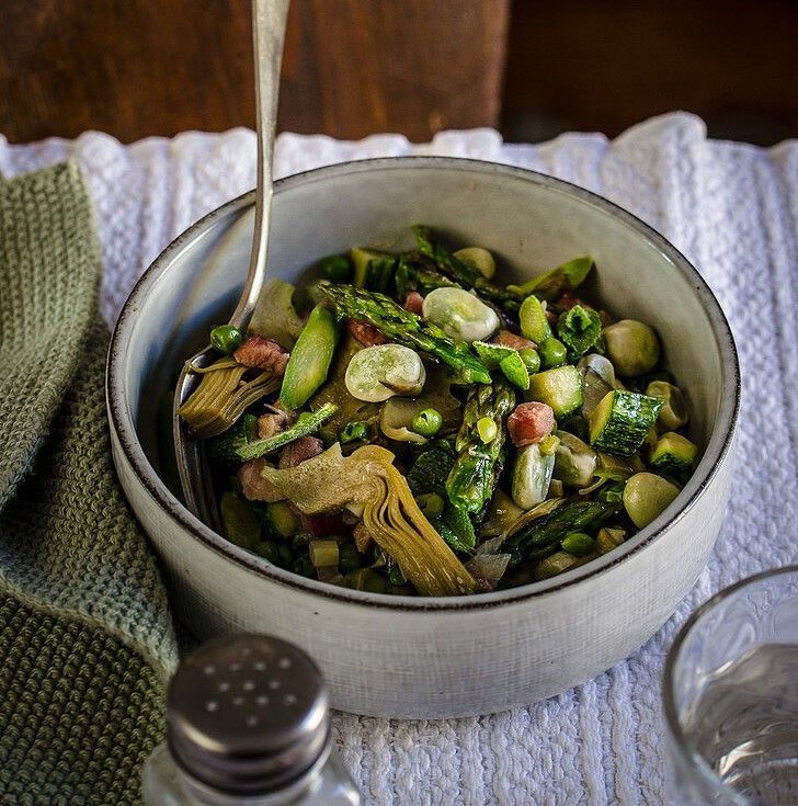 Vignarola ricetta di maggio