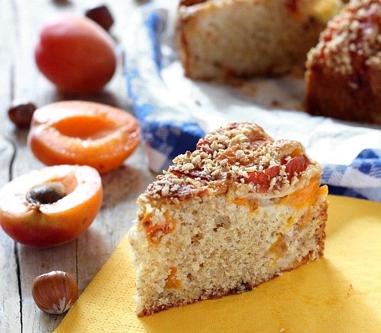 Torta integrale di albicocche