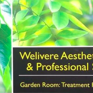 Welivere aesthetics clinic professional skin spa logo