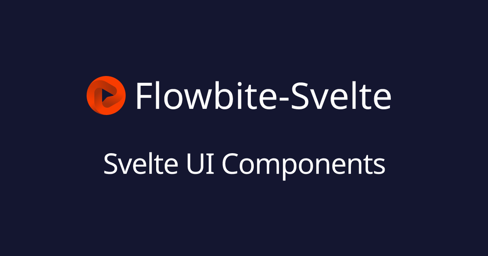 Flowbite Svelte