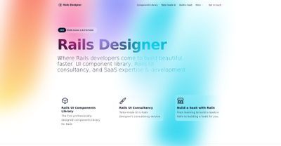 Rails Designer Component Library