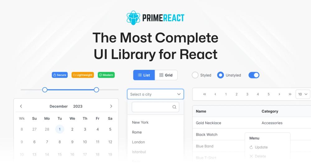 PrimeReact