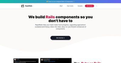 RapidRails UI Components for Ruby on Rails