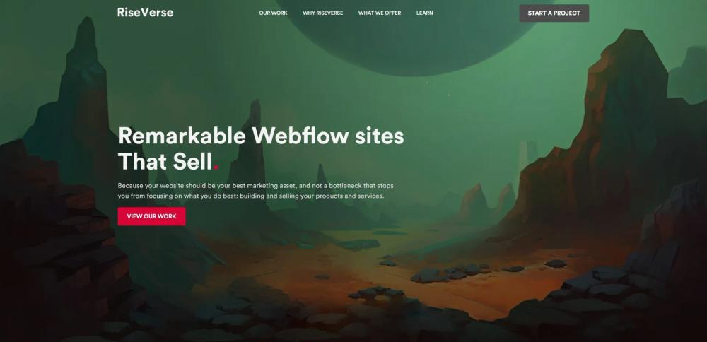 Remarkable Webflow sites That Sell