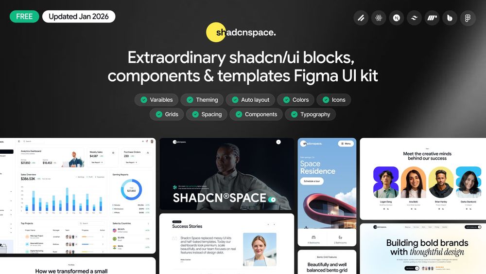 Shadcn Space - a UI Component Library | ComponentLibraries
