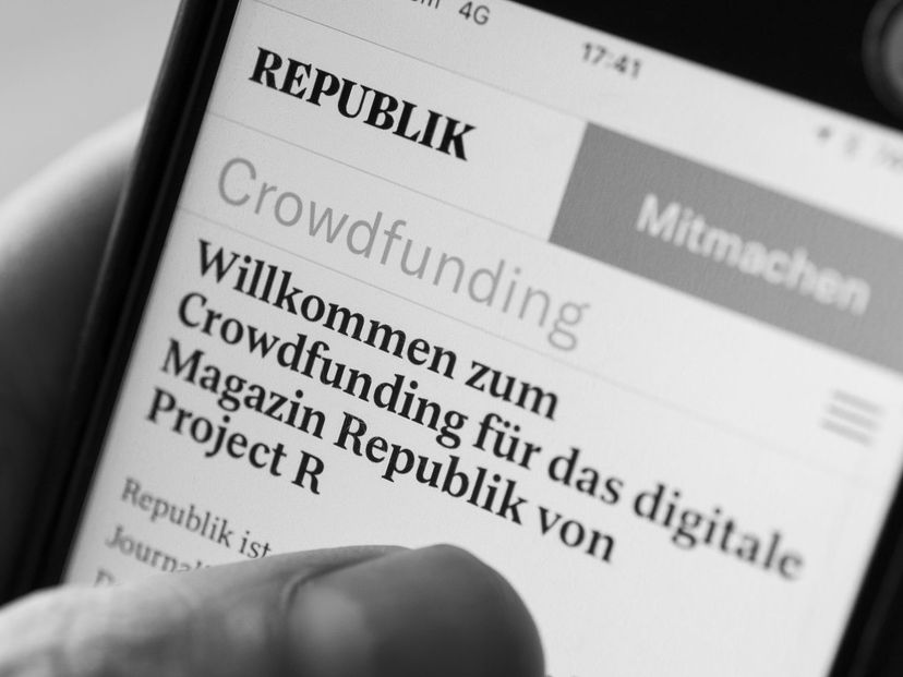 Startschuss Crowdfunding für «Republik»