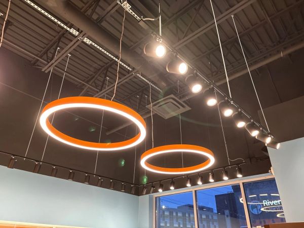 Commercial Lighting - completed electrical project by Remarkable Electric in Hamilton Ontario