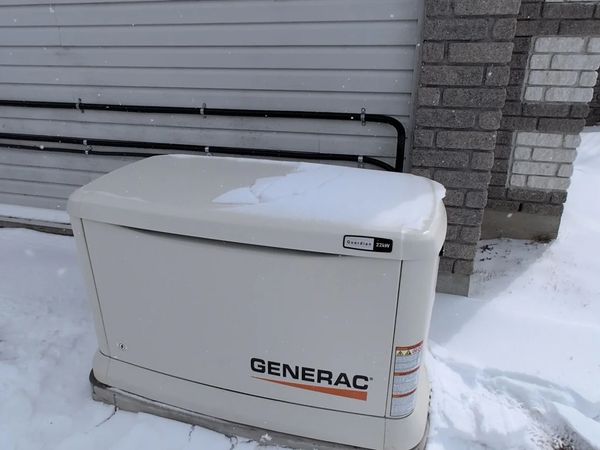 Generator Wiring - completed electrical project by Remarkable Electric in Hamilton Ontario