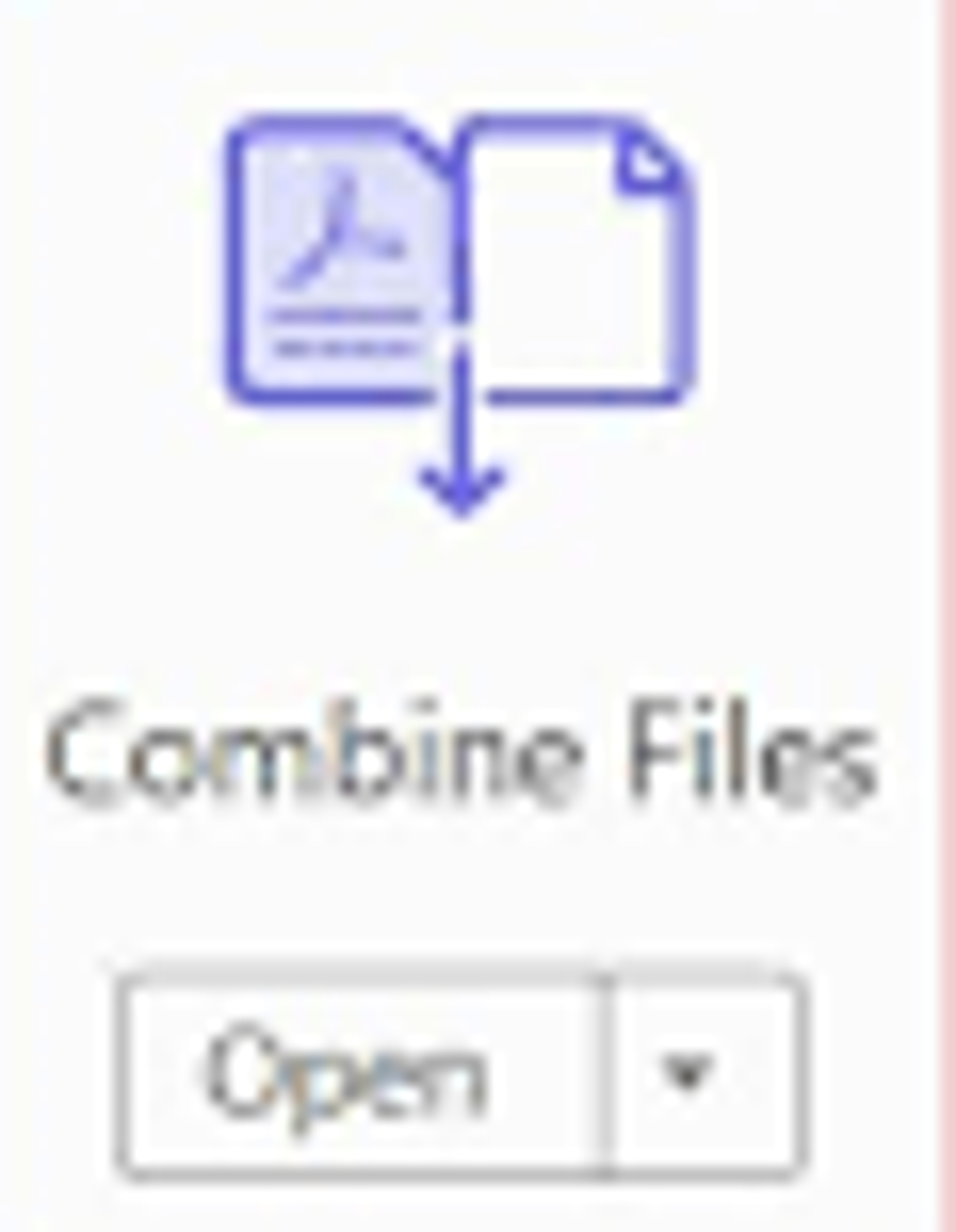 Acrobat Combine Files