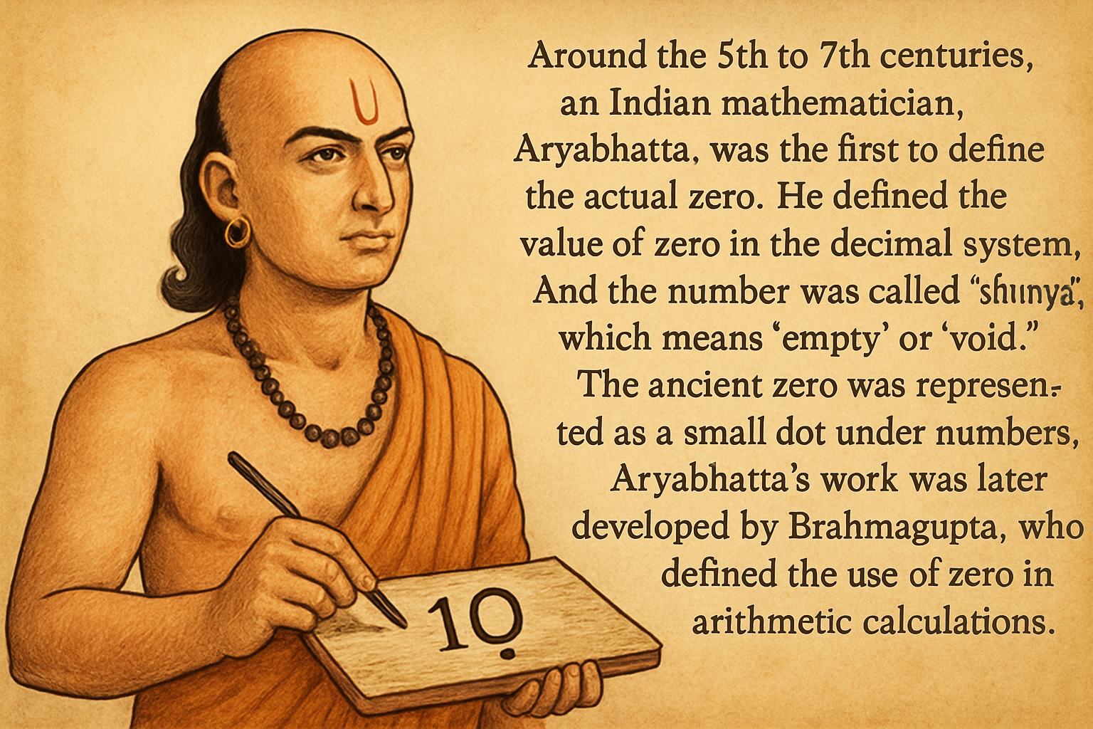 Indian mathematician Aryabhata