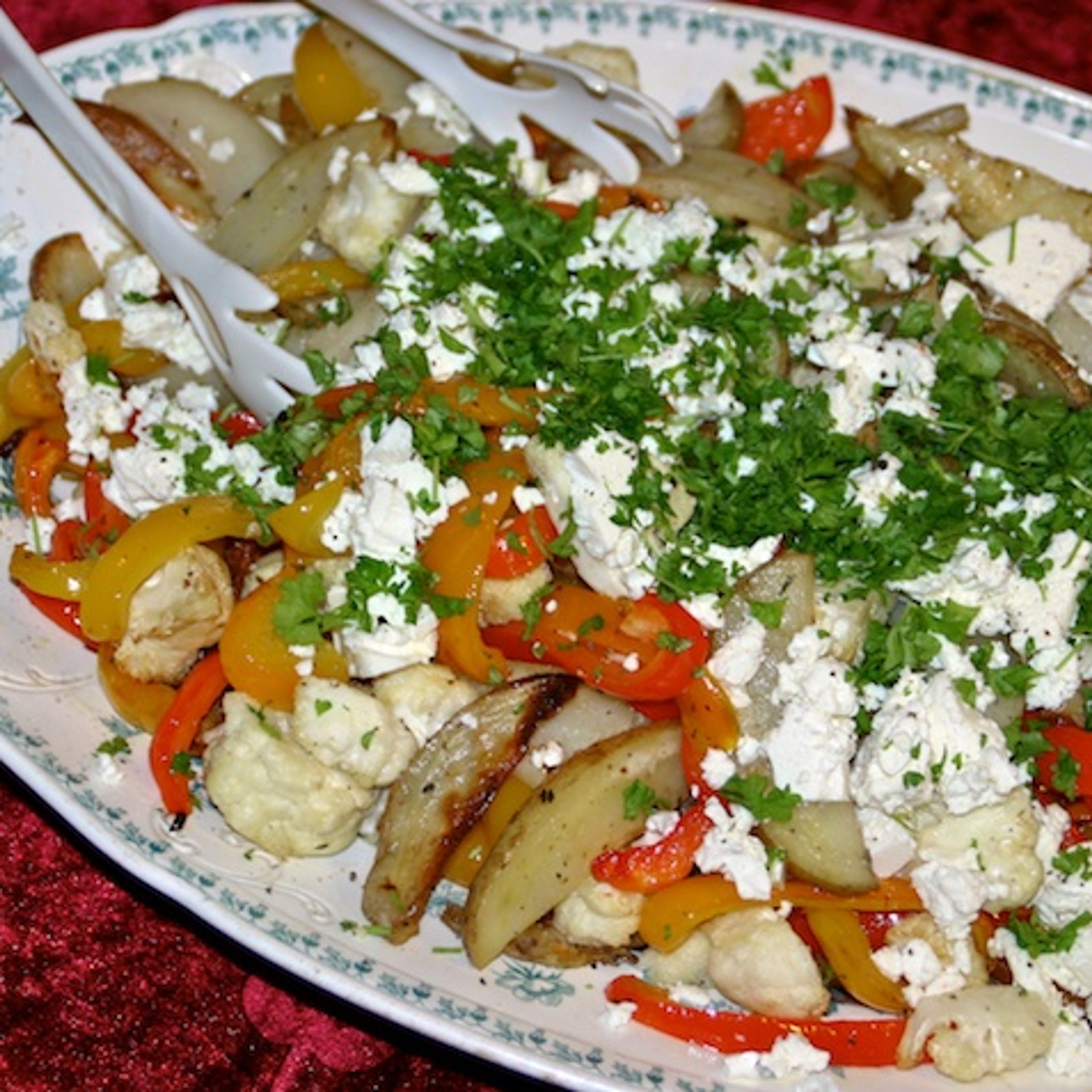 Scoresalat med blomkål