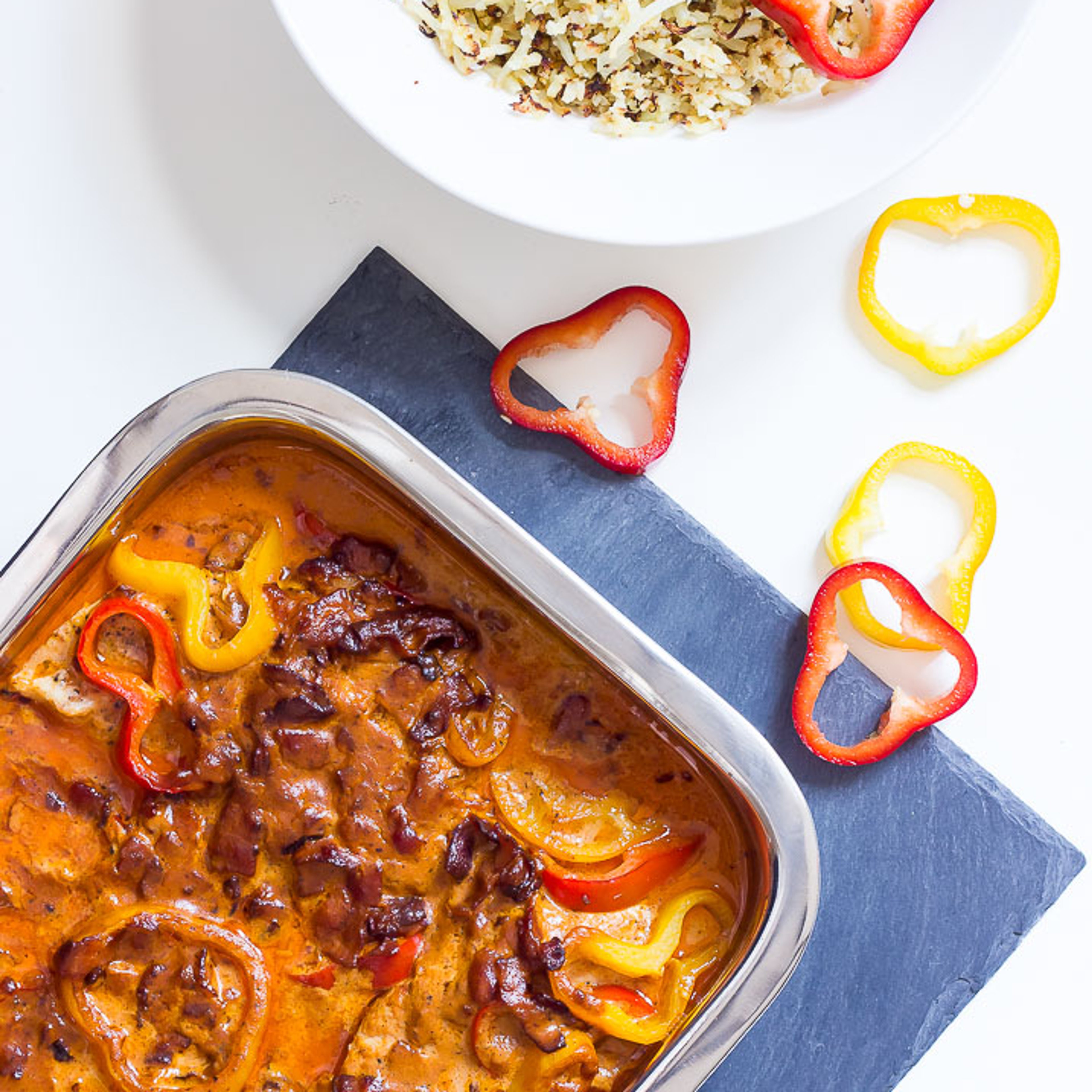 Pikant kylling i fad