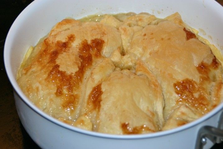 Tarte tatin med marcipan og butterdej