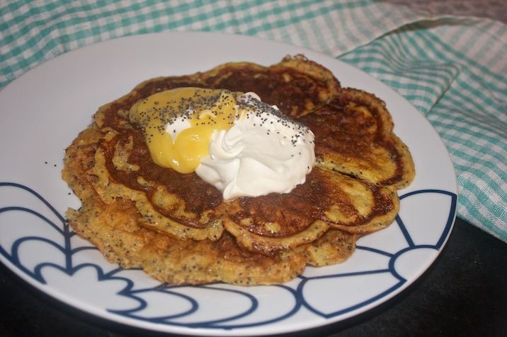 Vafler med citron og birkes - og lemoncurd