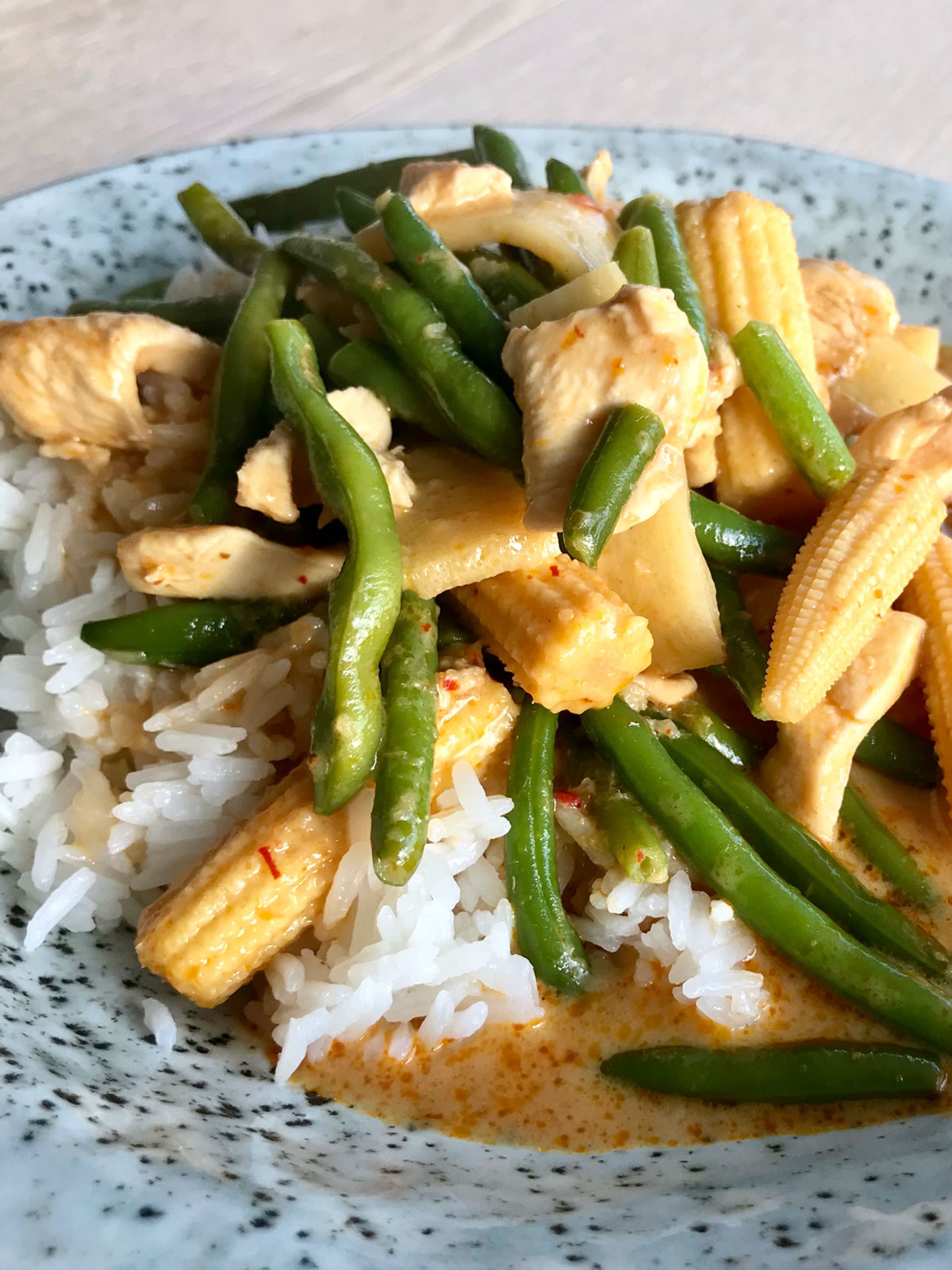 Thai red curry så englene (og Xenia) synger