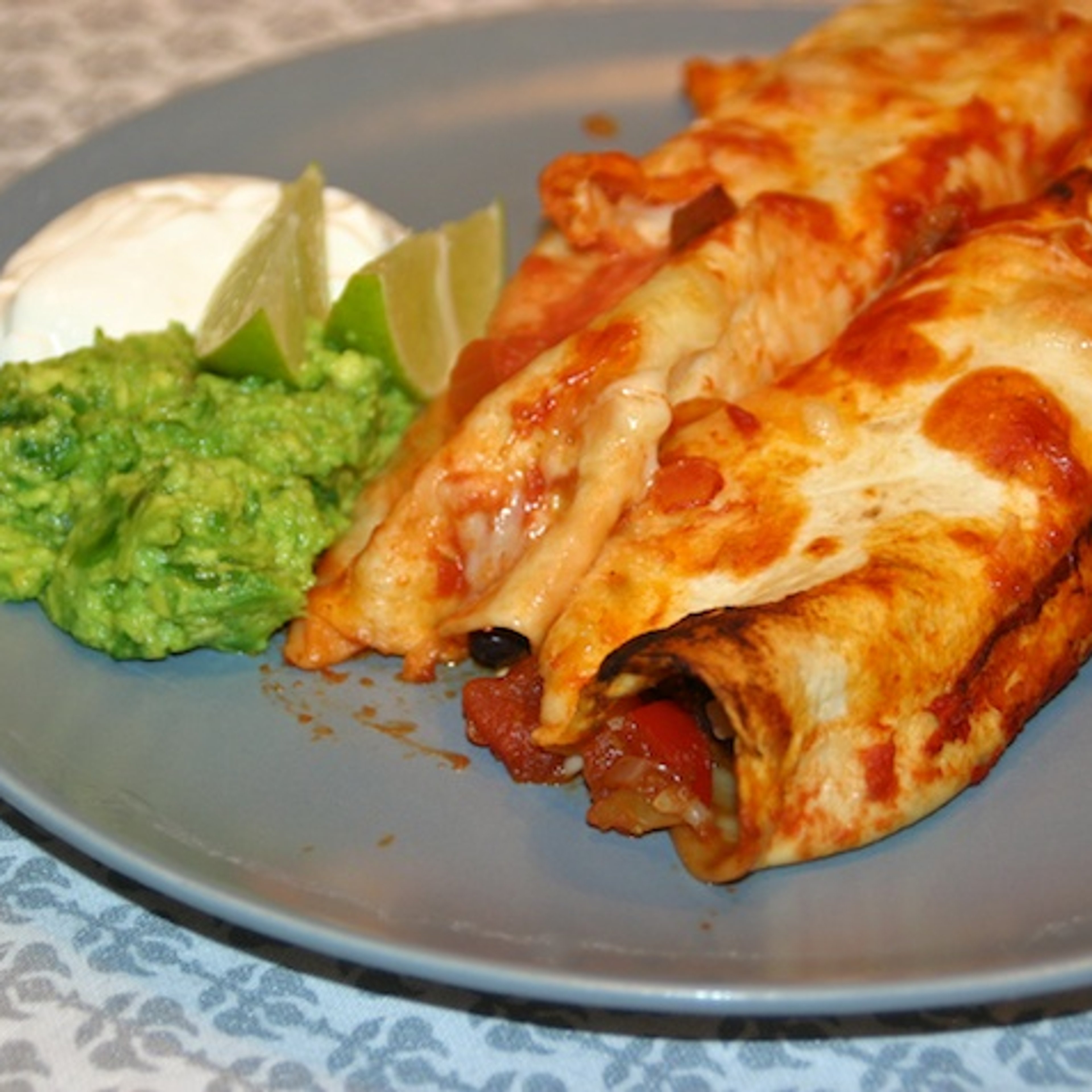 Enchiladas med sorte bønner