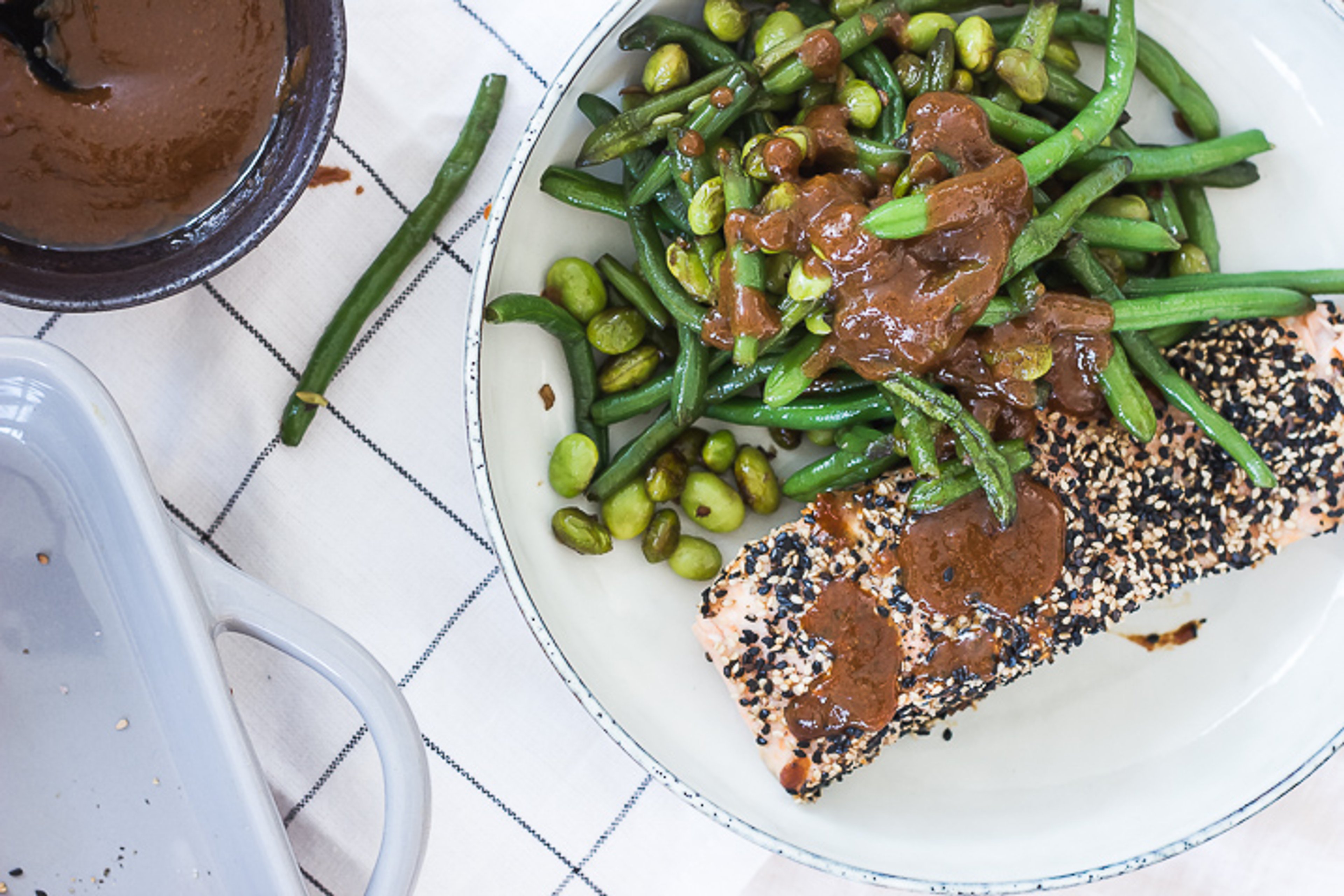 groenne_bønner_sesamlaks_misodressing-4