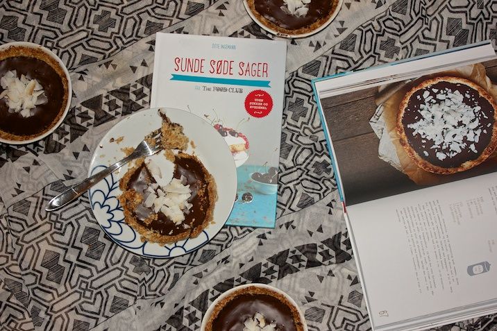 Kokostærte med chokoladeganache
