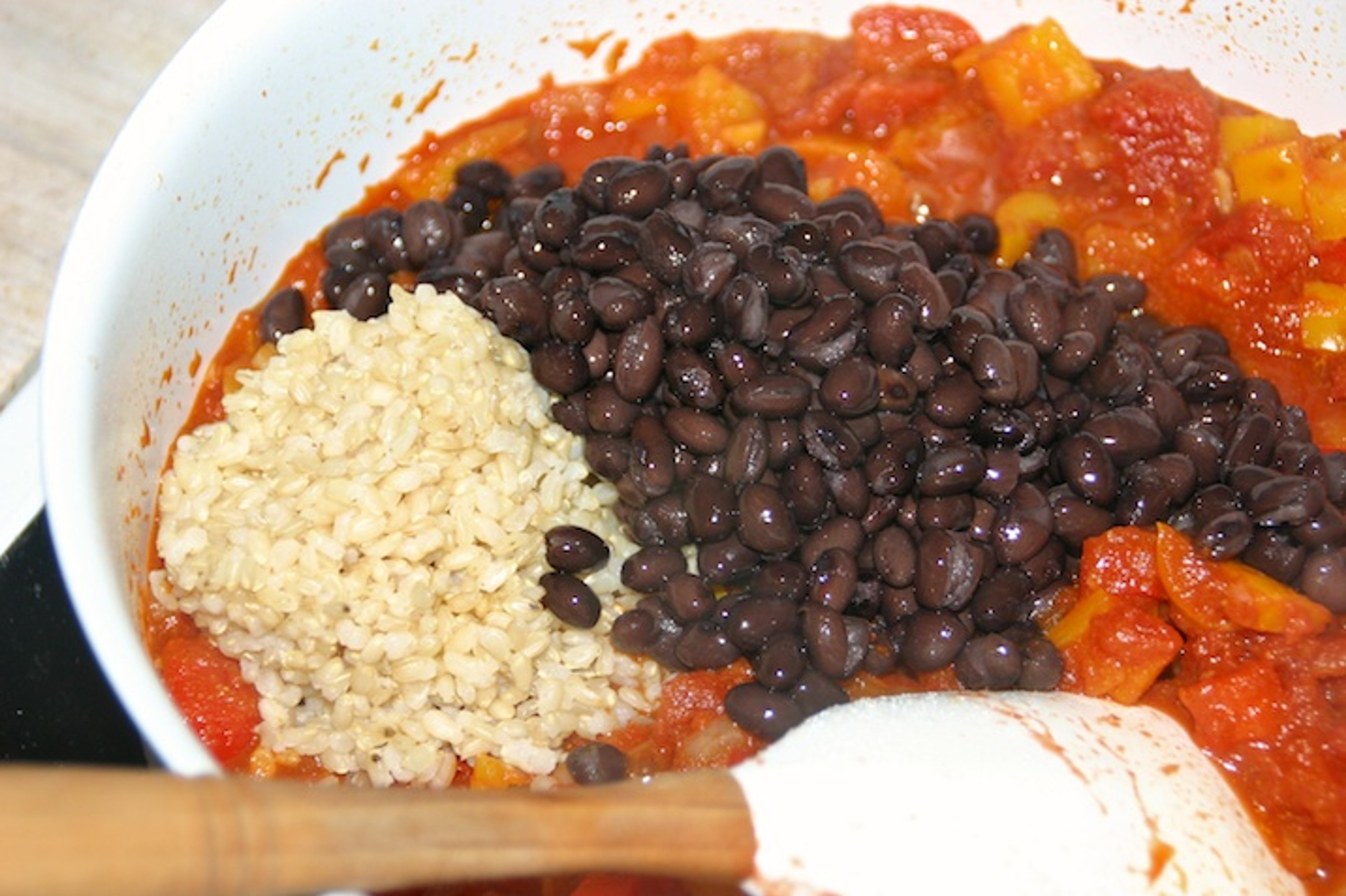 Enchiladas med sorte bønner