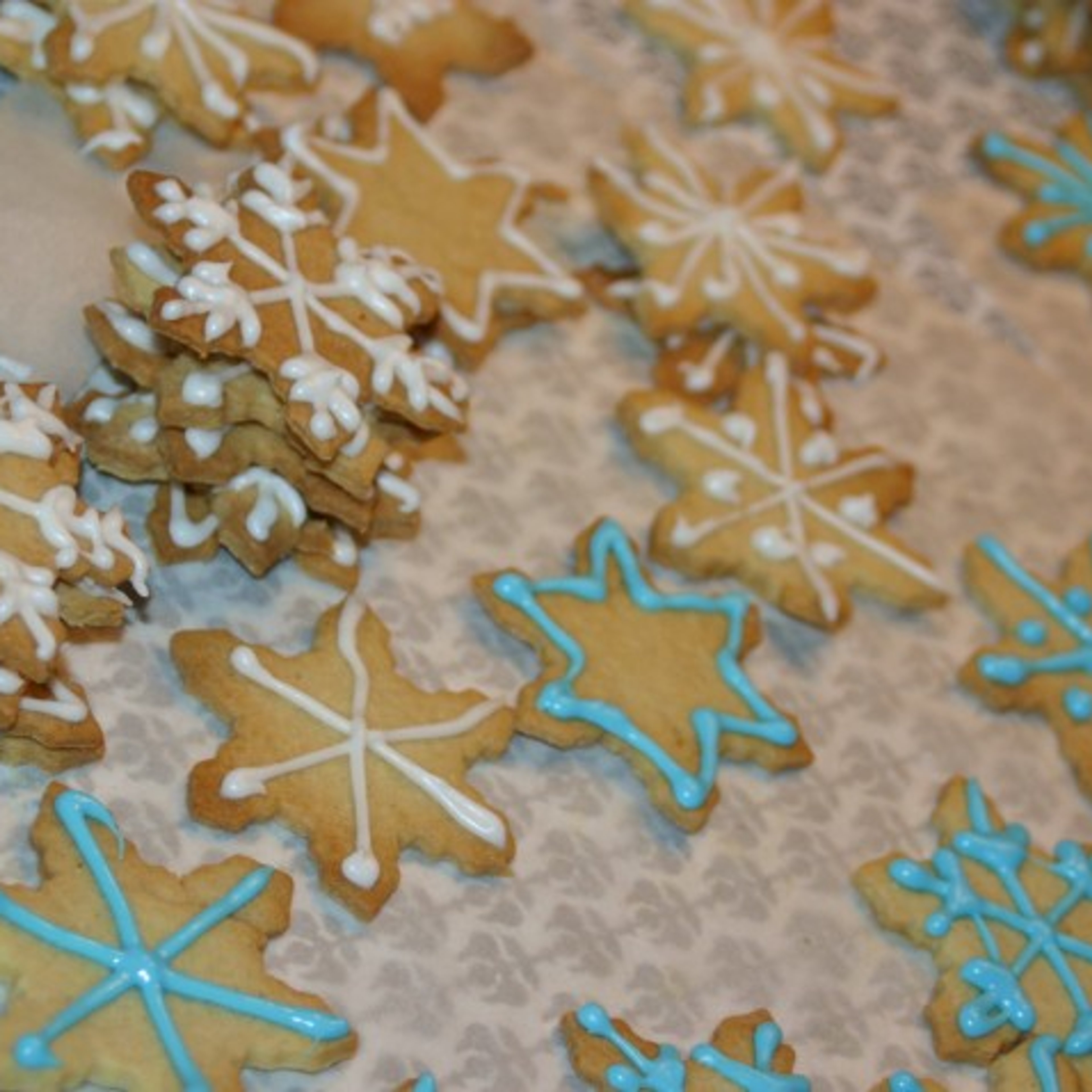 Pyntede vaniljesmåkager