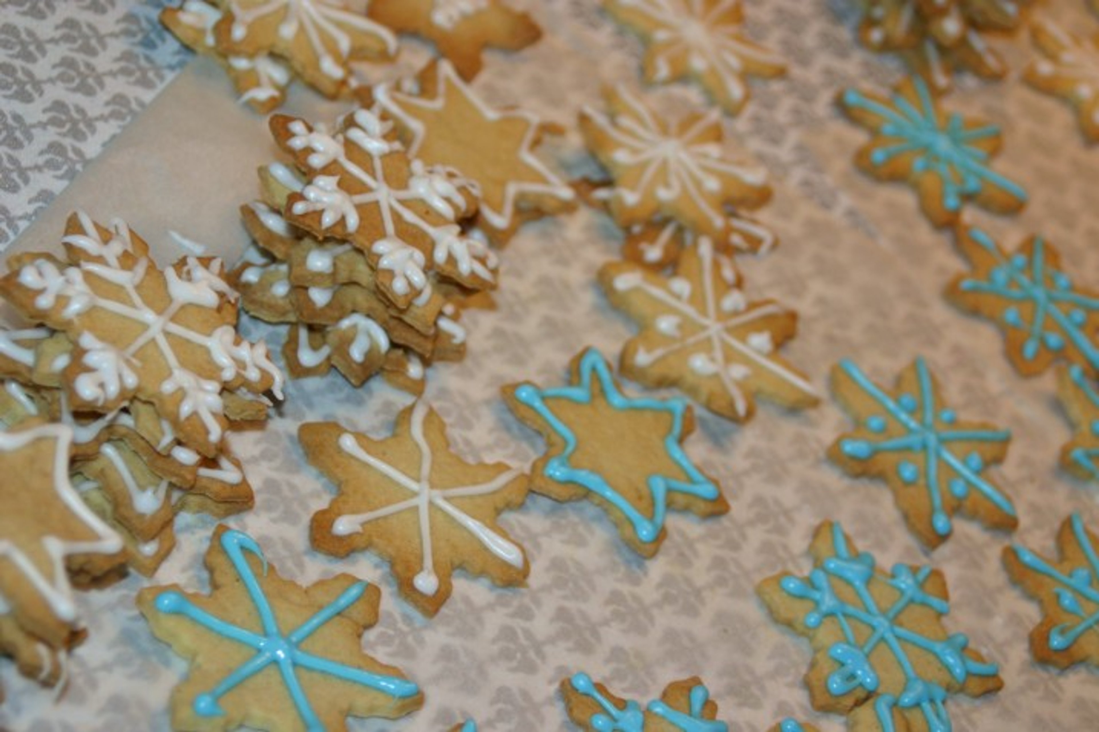 Pyntede vaniljesmåkager