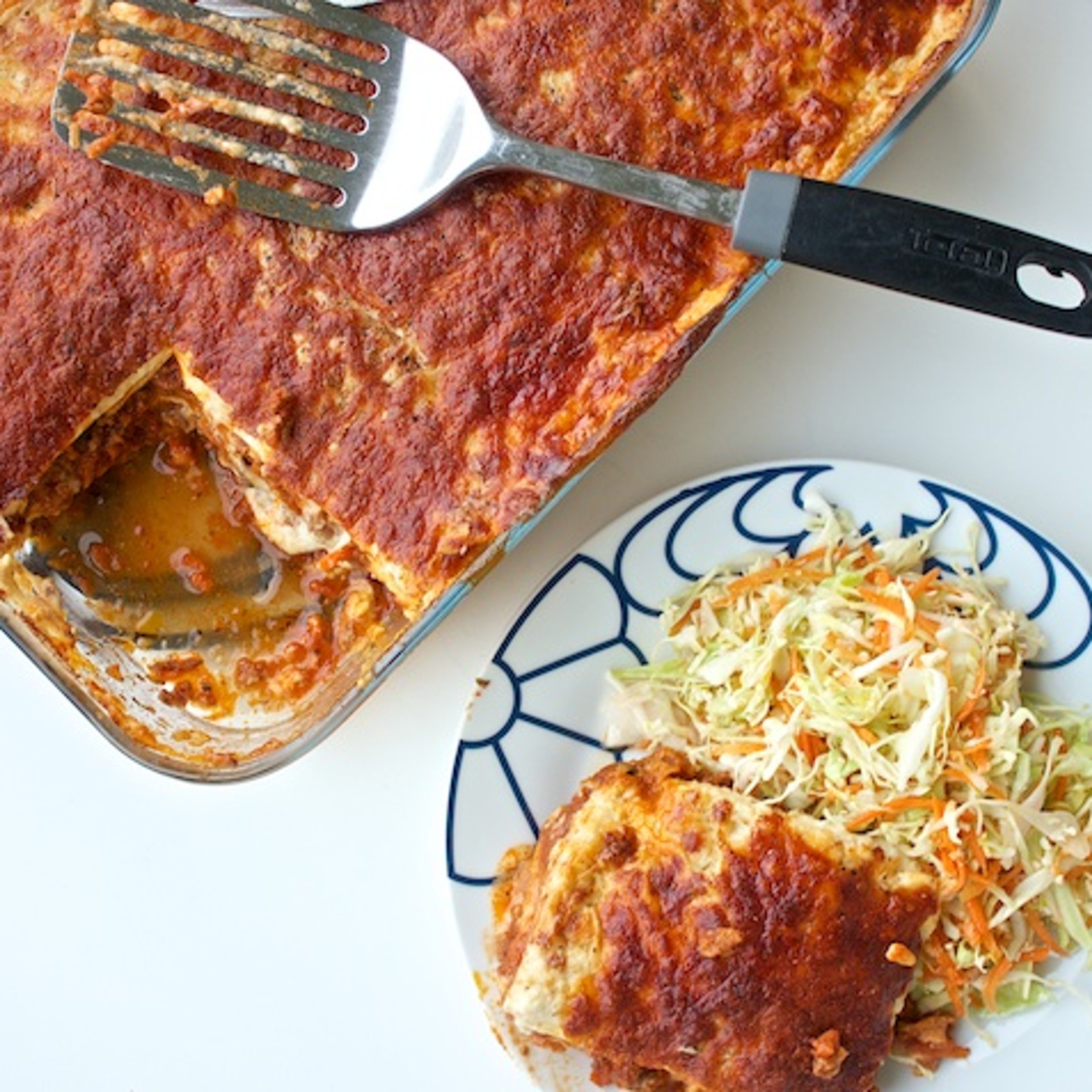 Lasagne med blomkålsbechamel