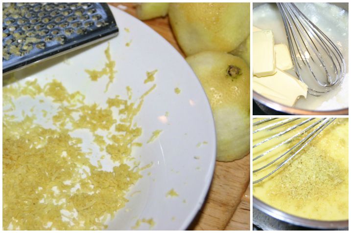 Pavlova med blåbær og citron