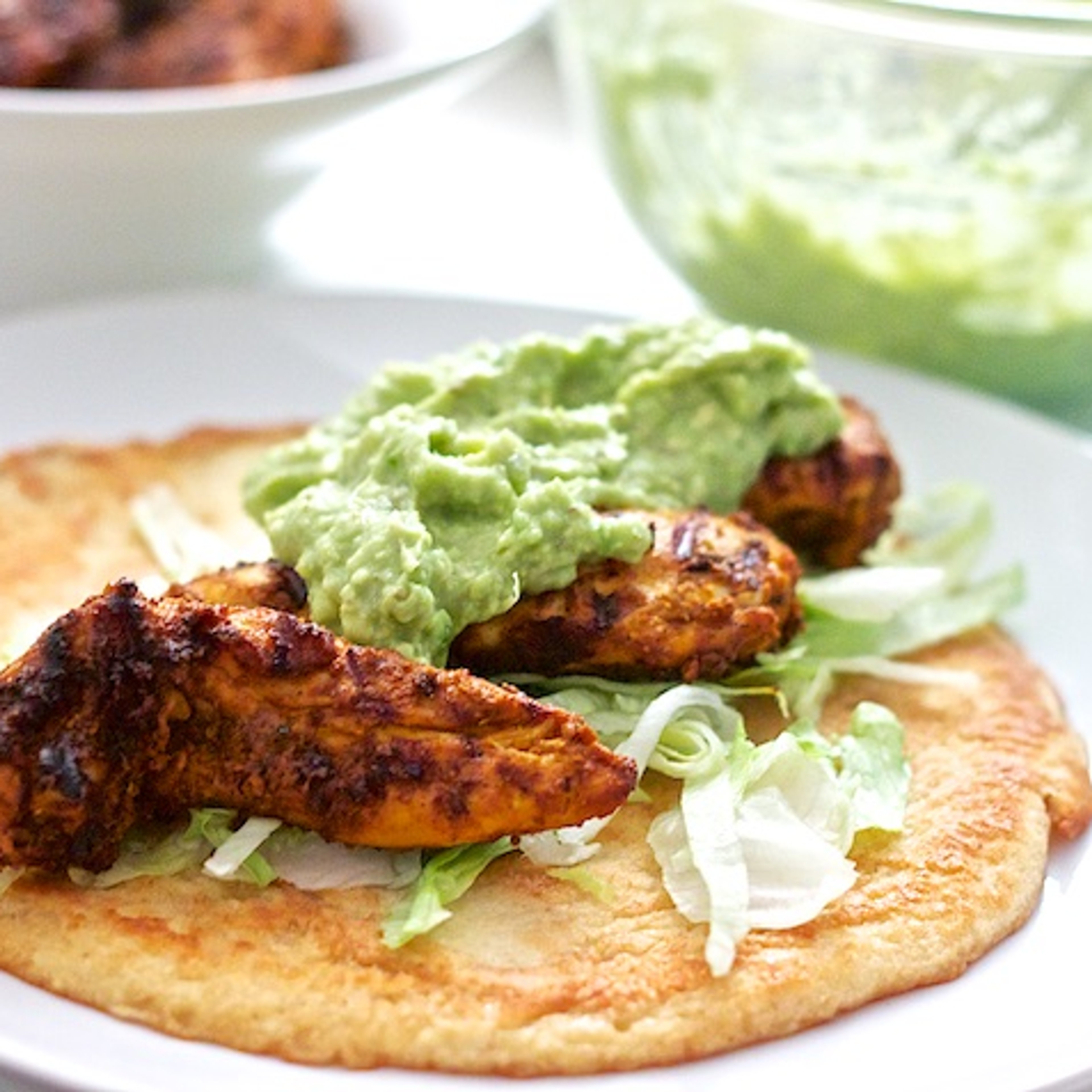 Marokkansk kylling med avocadocreme