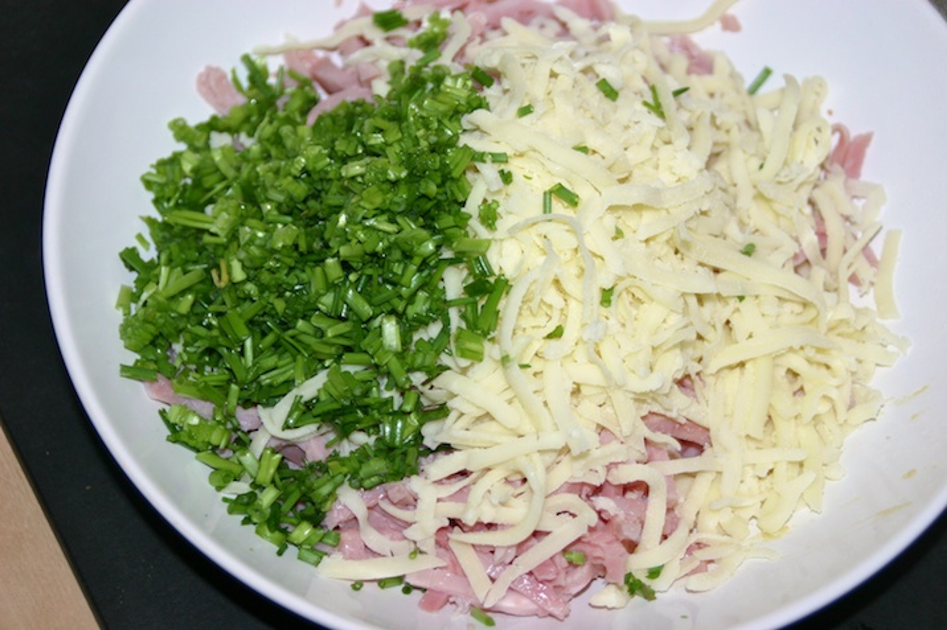 Madpakkeboller med skinke og ost