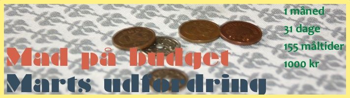 Mad på budget: Marts / Dag 1: One of those days