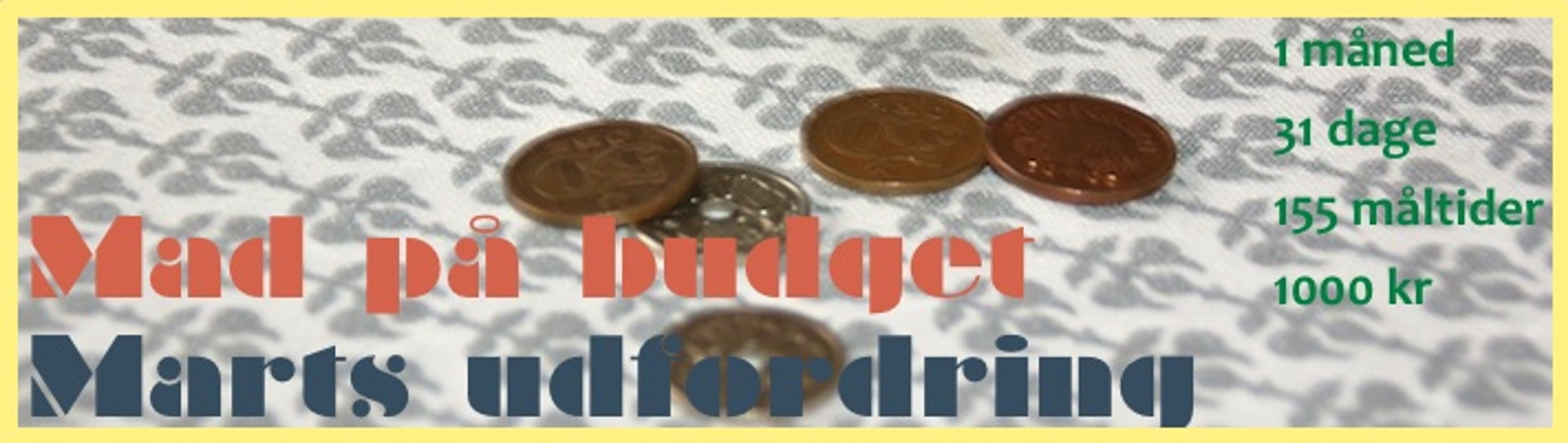 Mad på budget: Marts / Dag 7 og 8