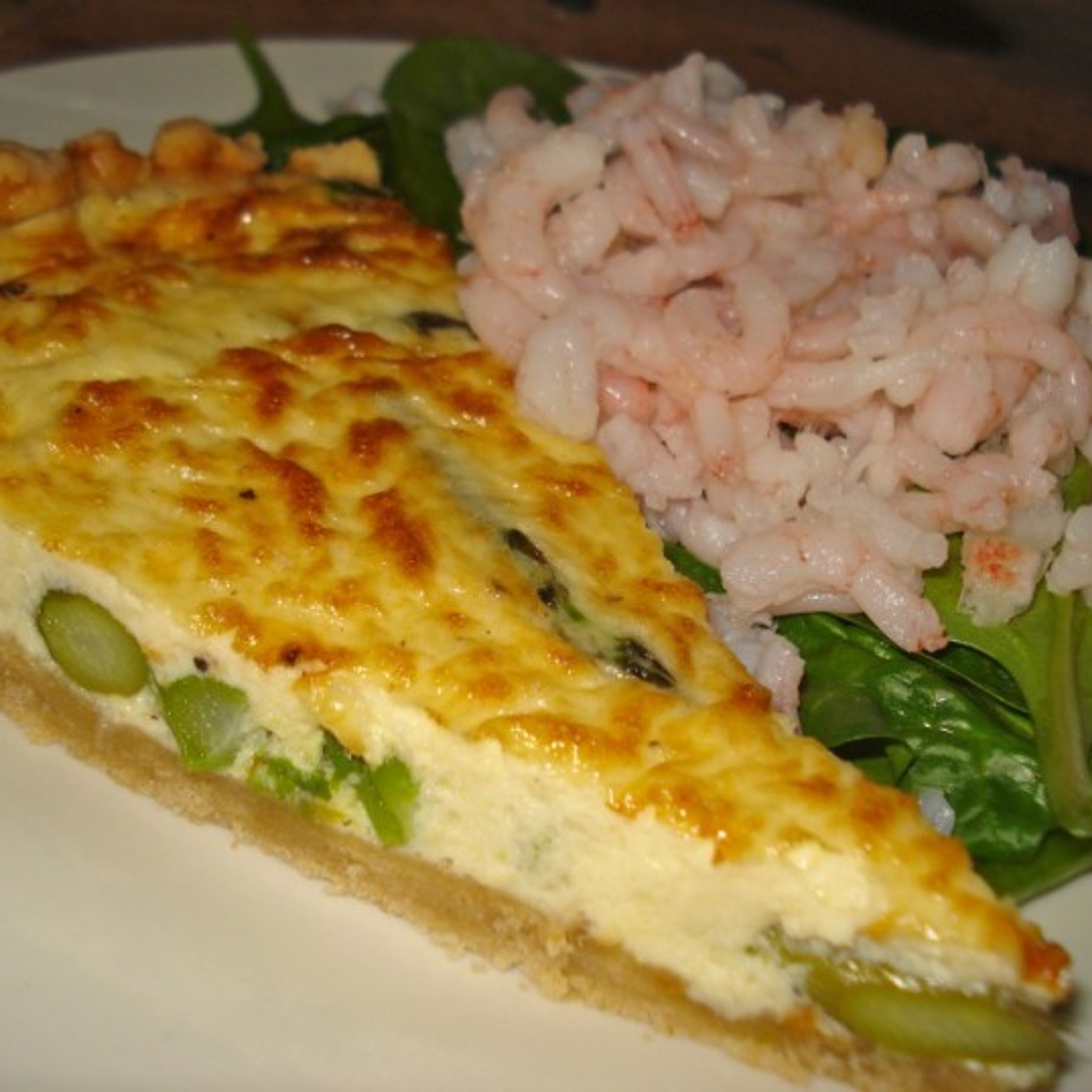 Aspargestærte med parmesan