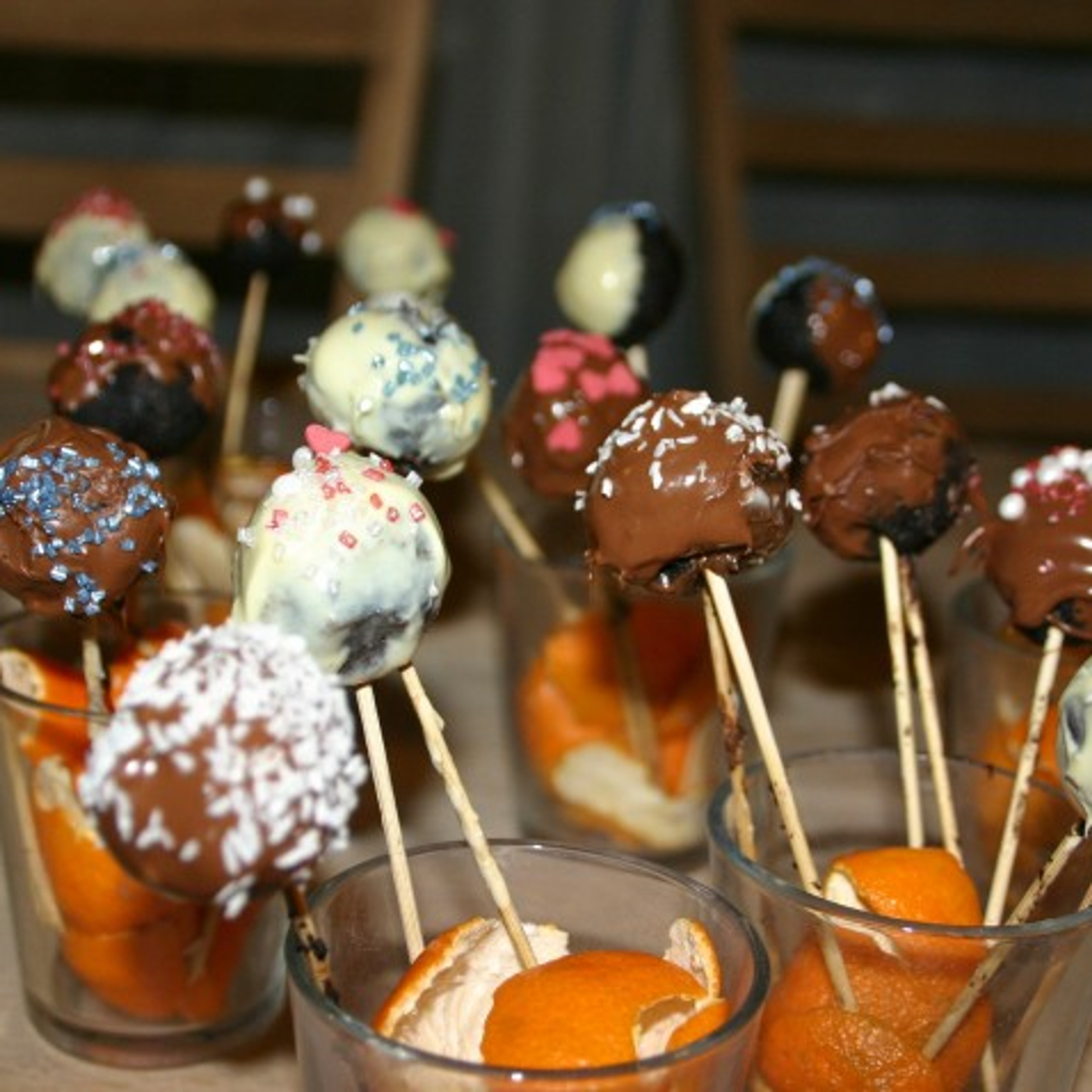Cake pops eller "kage-popper"