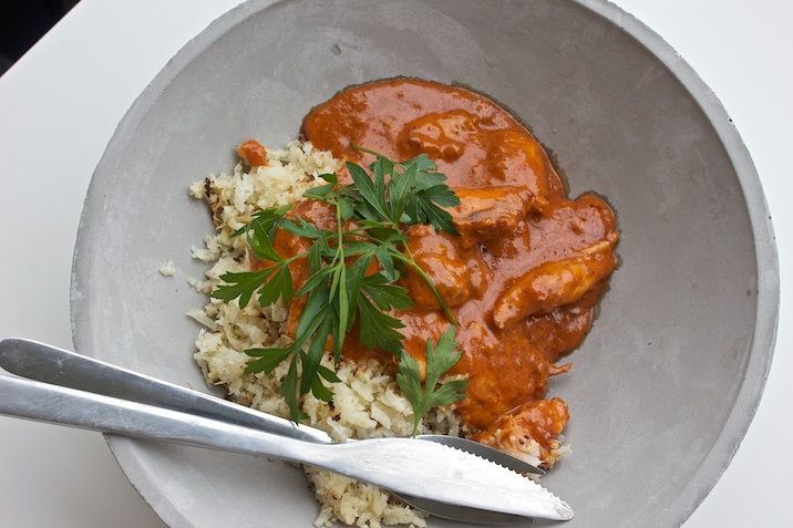 Indisk butter chicken