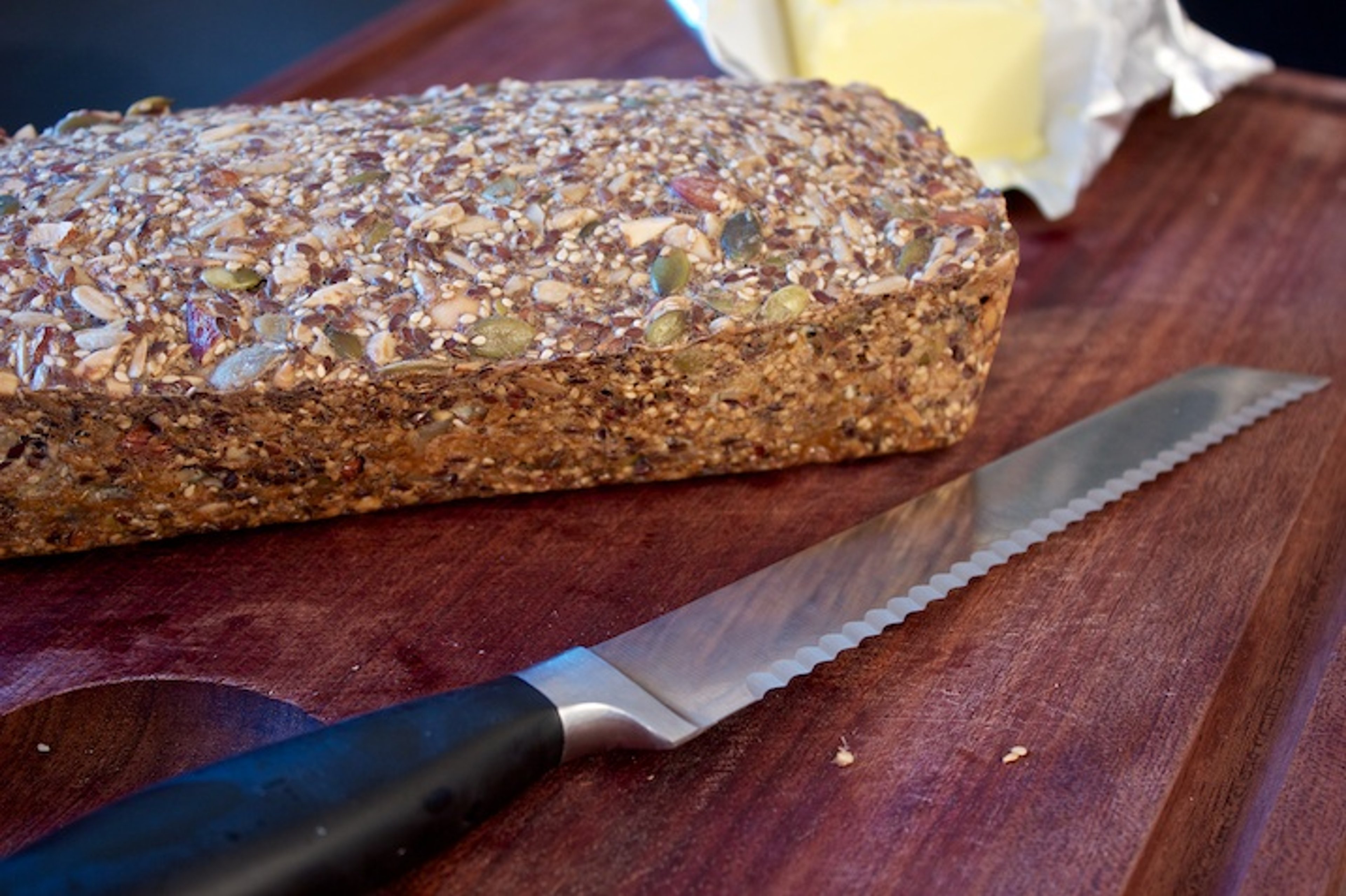 Kernebrød med macadamia