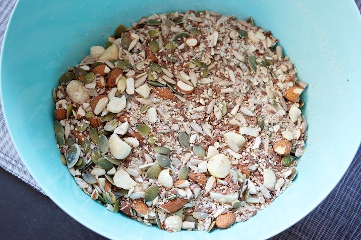 Kernebrød med macadamia