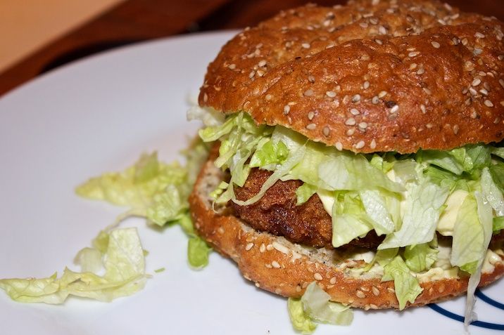 McChicken med hjemmelavet mayonnaise