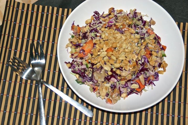 Asiatisk kyllingesalat 1