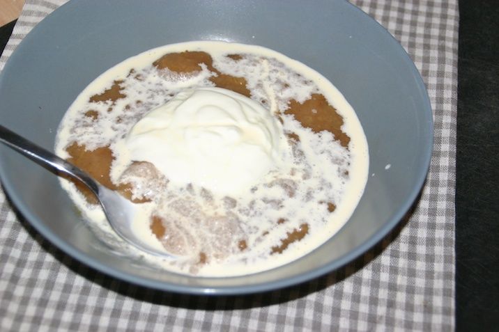 Æblemos - med skyr og fløde