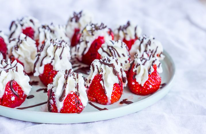 Mascarponefyldte jordbær og sommerforlængelse