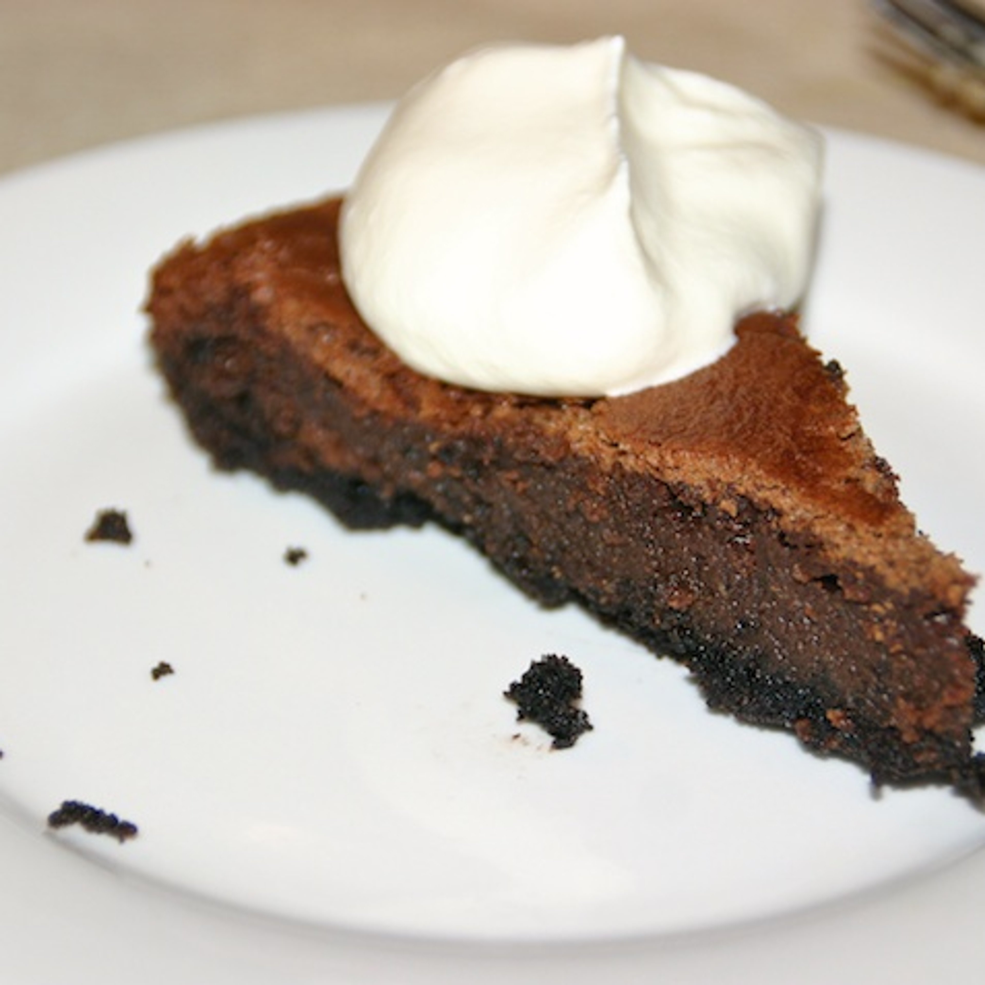Chokoladetærte med oreo-bund
